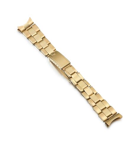 rolex oyster 14k gold bracelet|Rolex Oyster bracelet 19mm.